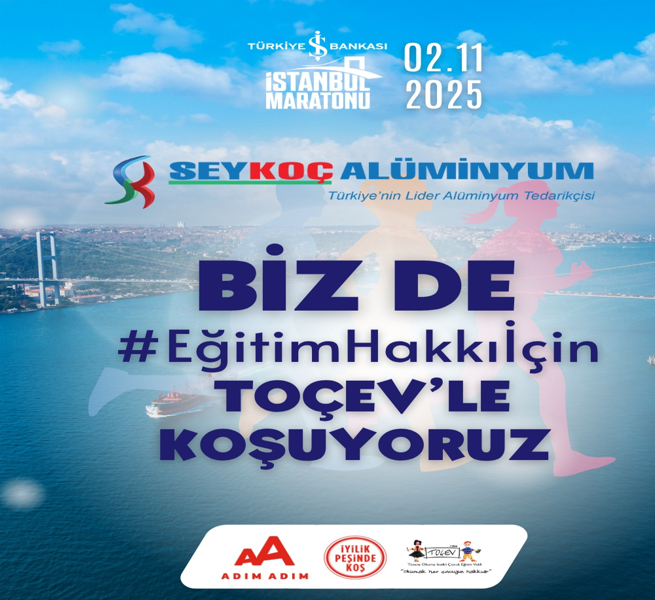 Eğitim hakkı için TOÇEV ile birlikte koşuyoruz.