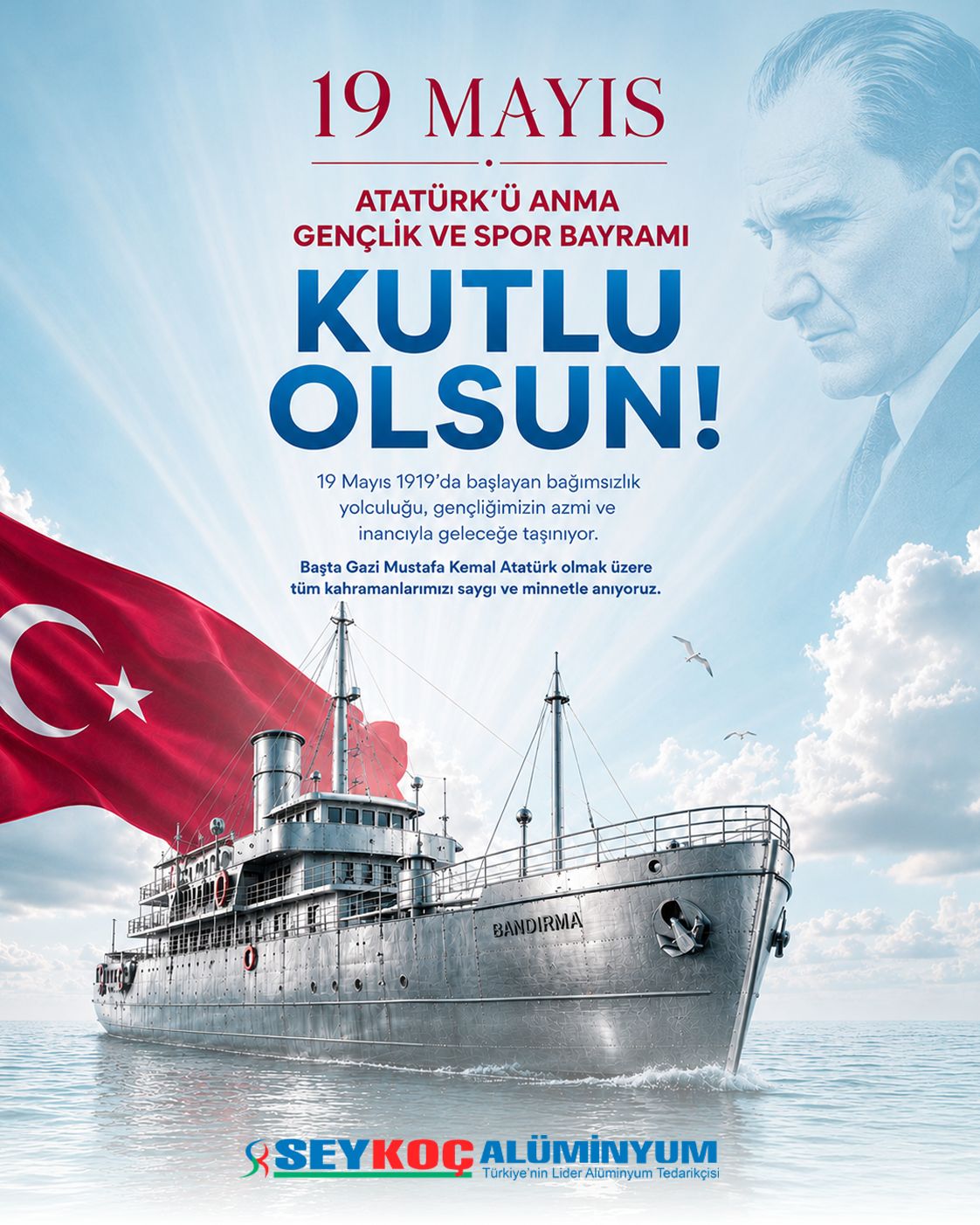 19 Mayıs Atatürk’ü Anma, Gençlik ve Spor Bayramı